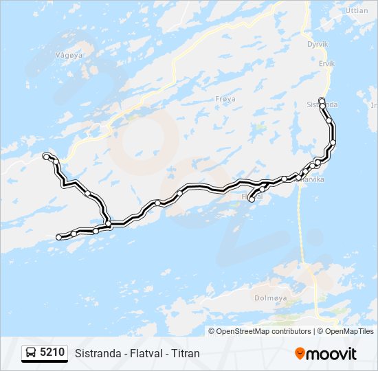 5210 bus Line Map