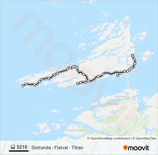 5210 Bus Line Map