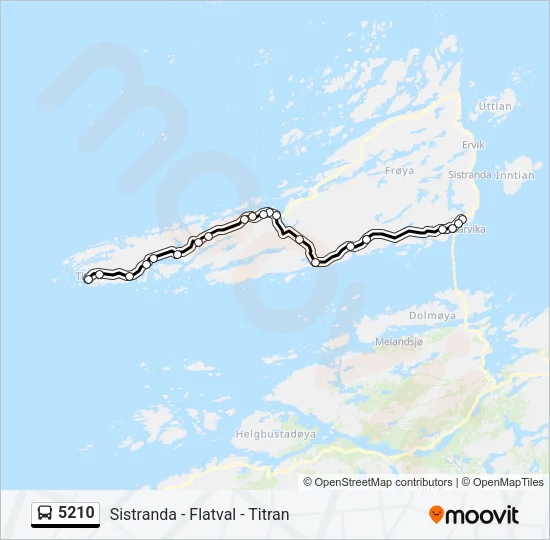 5210 Bus Line Map