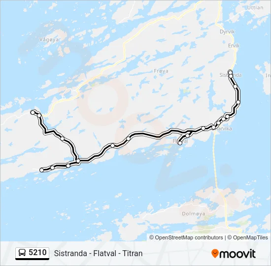 5210 Bus Line Map