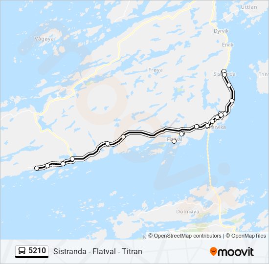 5210 bus Line Map