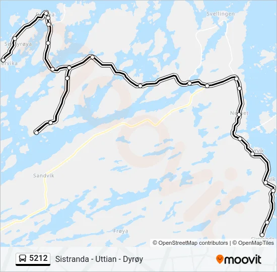 5212 Bus Line Map