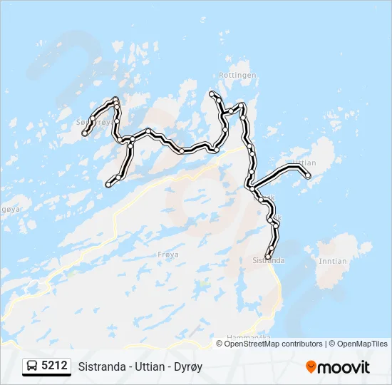 5212 Bus Line Map
