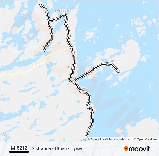 5212 Bus Line Map