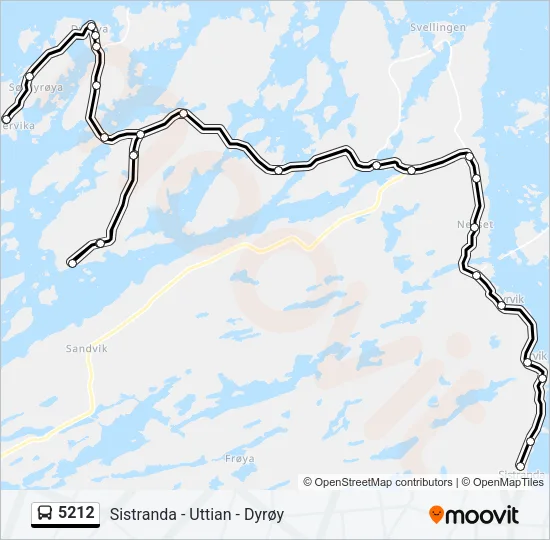 5212 Bus Line Map