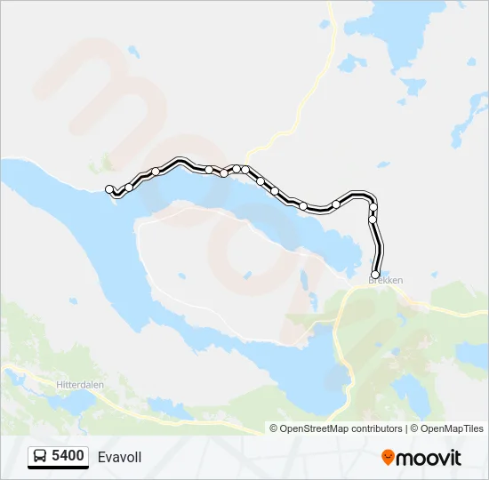 5400 Bus Line Map