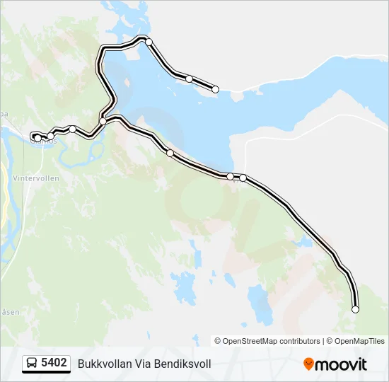 5402 Bus Line Map