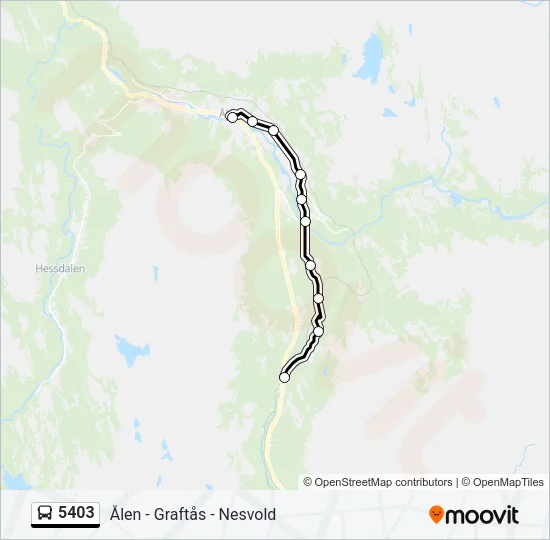 5403 Bus Line Map