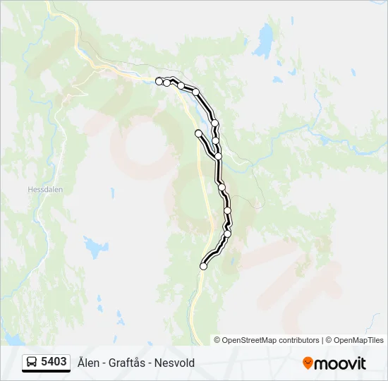 5403 Bus Line Map