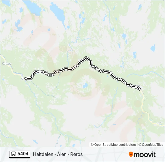 5404 Bus Line Map