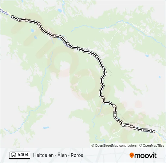 5404 Bus Line Map