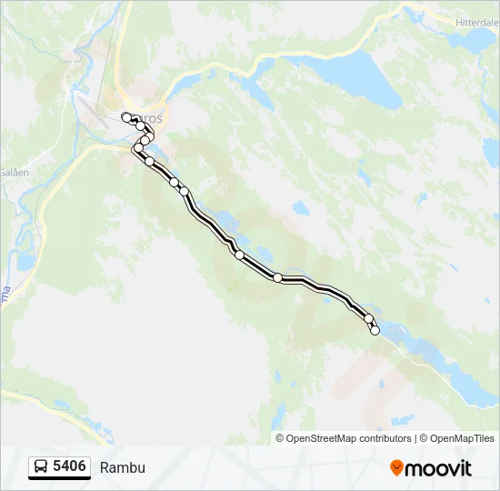 5406 Bus Line Map