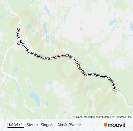 5471 Bus Line Map