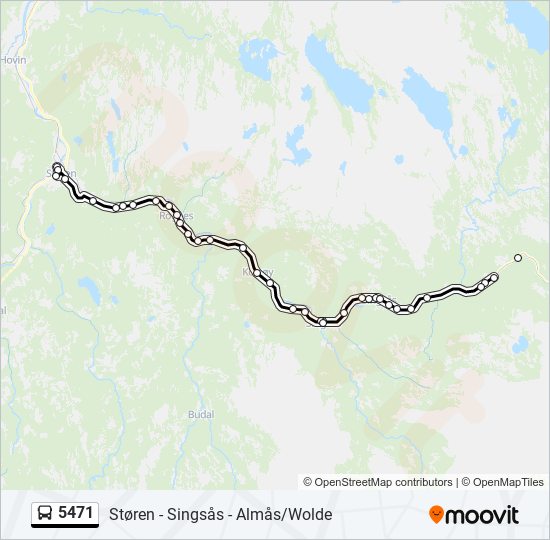 5471 bus Line Map