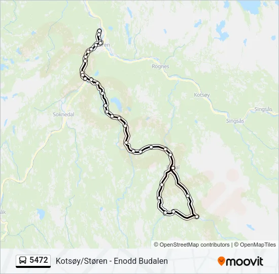 5472 Bus Line Map
