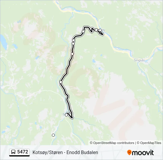 5472 Bus Line Map