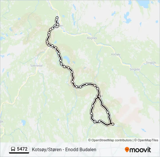 5472 Bus Line Map