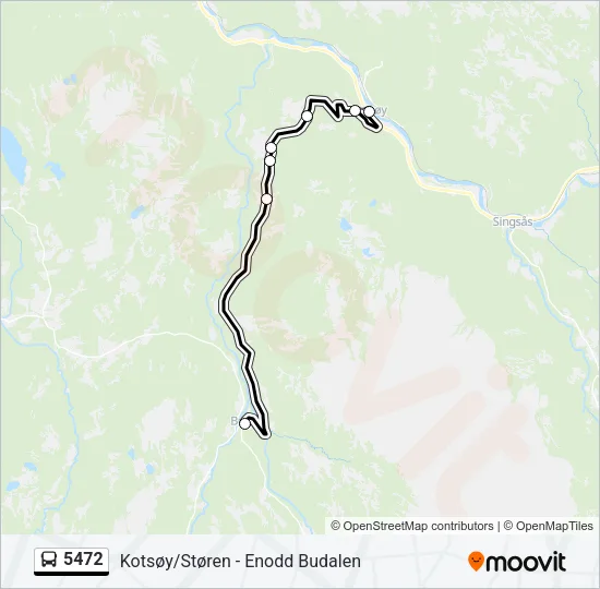5472 Bus Line Map