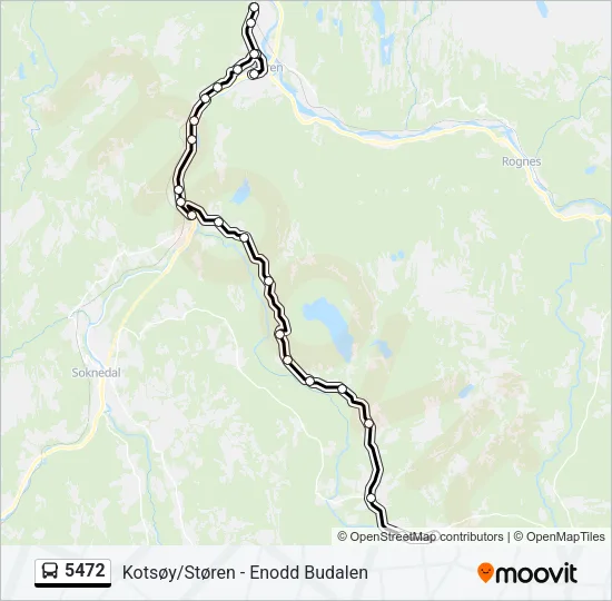 5472 Bus Line Map