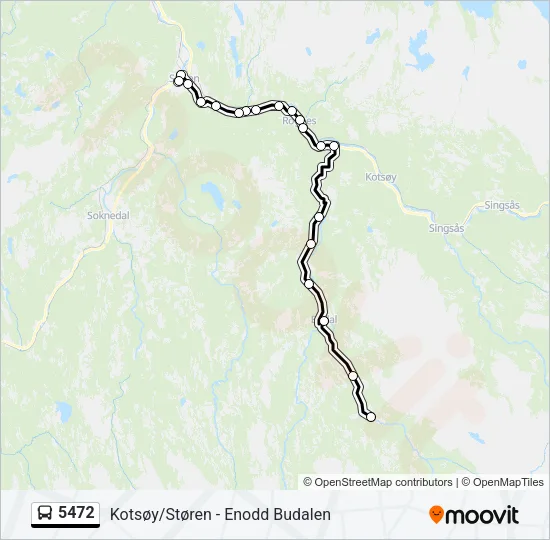 5472 Bus Line Map