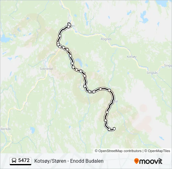 5472 Bus Line Map