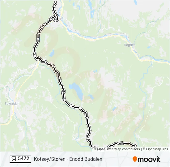 5472 Bus Line Map