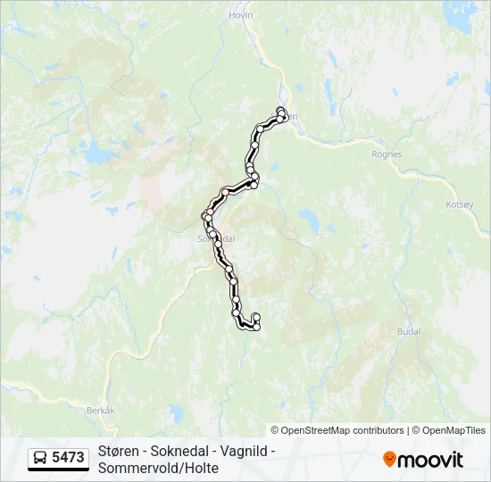 5473 Bus Line Map