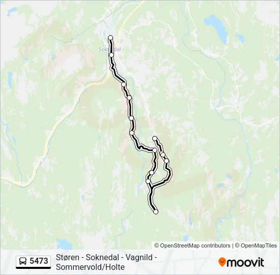 5473 Bus Line Map