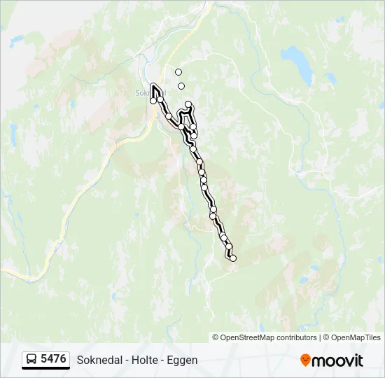 5476 Bus Line Map