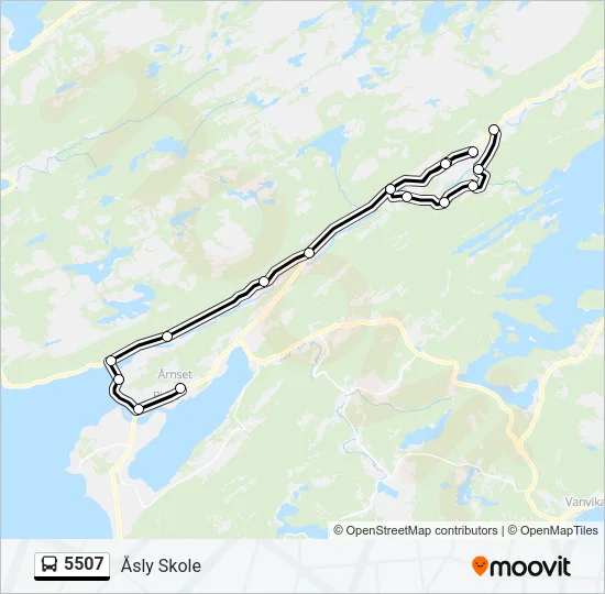 5507 Bus Line Map
