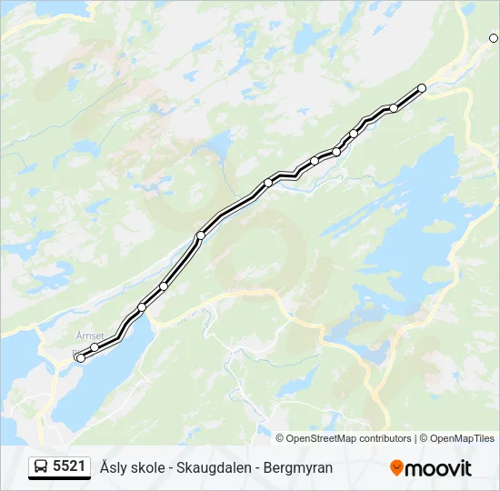 5521 Bus Line Map