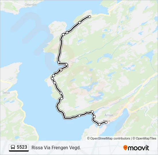 5523 Bus Line Map