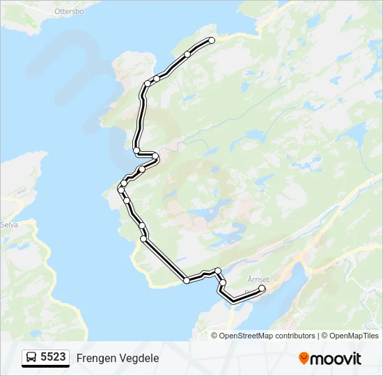 5523 Bus Line Map