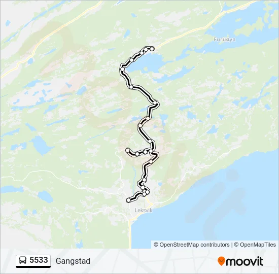 5533 Bus Line Map