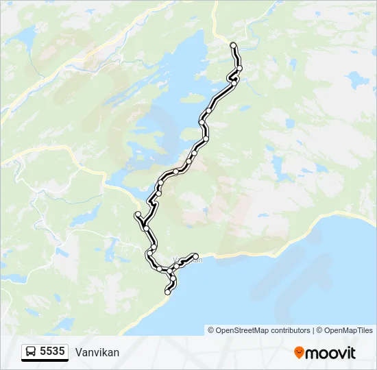 5535 Bus Line Map