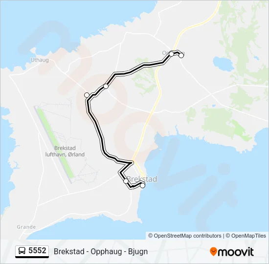 5552 Bus Line Map