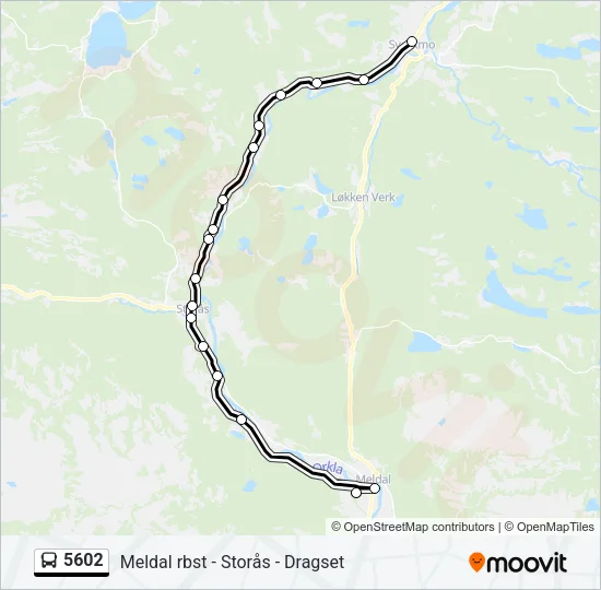5602 Bus Line Map