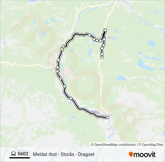 5602 Bus Line Map