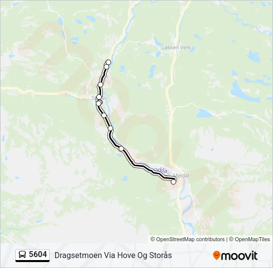 5604 Bus Line Map