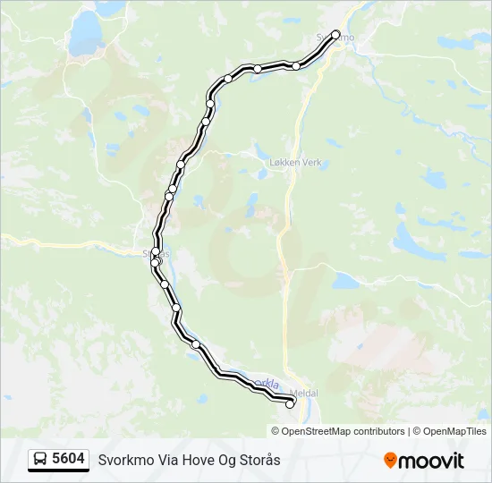 5604 Bus Line Map