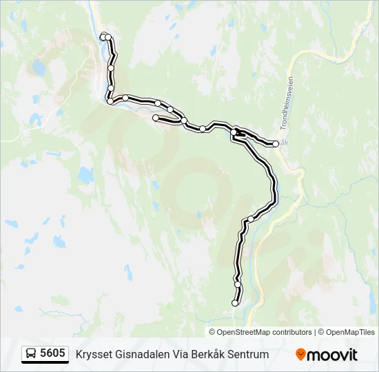 5605 Bus Line Map