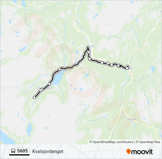 5605 Bus Line Map