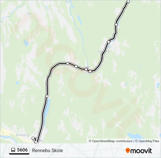 5606 Bus Line Map