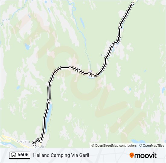 5606 bus Line Map