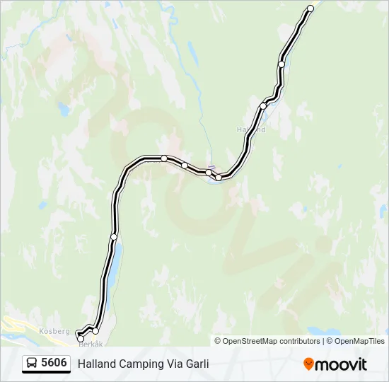 5606 Bus Line Map