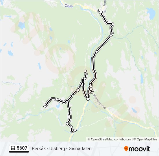 5607 bus Line Map