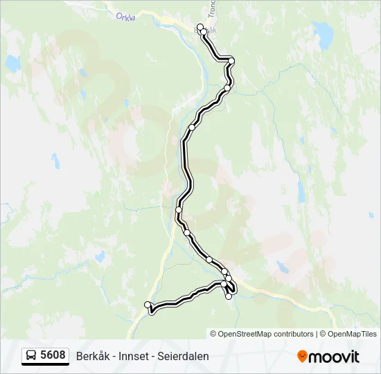 5608 Bus Line Map