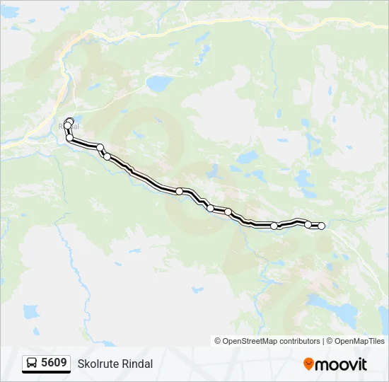 5609 Bus Line Map
