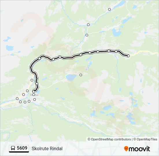5609 Bus Line Map