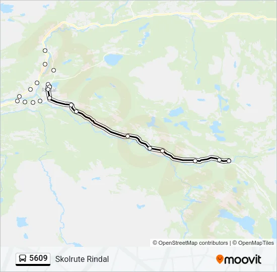 5609 Bus Line Map